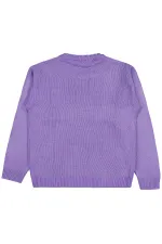 Pull violet pour fille (6-9 ans) - Emballage