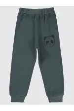 Bas de survêtement garçon 2-5 ans anthracite - Lot