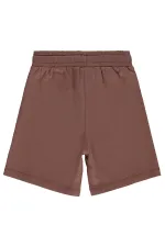Pantalon Capri garçon, 2-5 ans, marron clair - Lot