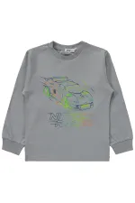 Ensemble pyjama garçon, 2-5 ans, gris - Emballage