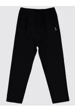 Erkek Çocuk Pantolon 6-9 Yaş Siyah - Paket