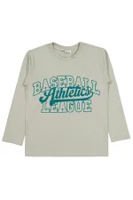 Erkek Çocuk Sweatshirt Km 6-9 Yaş Koyu Taş Rengi - Paket