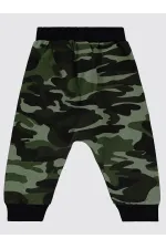 Baby Tracksuit Bottoms 0-24 Months Khaki - Pack