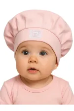 Ensemble bonnet et chapeau bébé rose 0-24 mois - Emballage