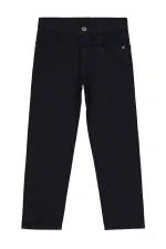 Pantalon garçon 6-9 ans bleu marine - Lot
