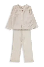 Ensemble d'équipe pour filles 2-5 ans Beige - Emballage