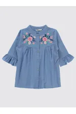 Girl's Shirt 6-9 Years Blue - Package