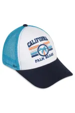 Bonnet garçon, 6-9 ans, blanc - Emballage