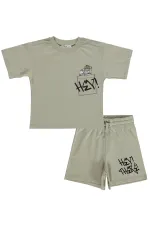 Ensemble d'équipe pour garçons de 2 à 5 ans, gris clair - Pack