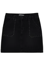 Kız Çocuk Etek 10-13 Yaş Siyah - Paket