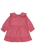 Kız Çocuk Jile ve Elbise 2-5 Yaş Gül Kurusu - Paket