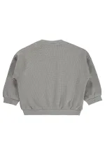 Sweat-shirt bébé 0-24 mois gris clair - Lot