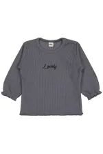 Bebek Sweatshirt 0-24 Ay Koyu Gri - Paket