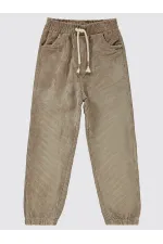 Erkek Çocuk Pantolon 10-13 Yaş Camel - Paket