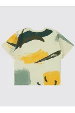 Boys T-Shirt 6-9 Years Old Soft Khaki - Package