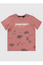 Erkek Çocuk Tişört 6-9 Yaş Mercan - Paket