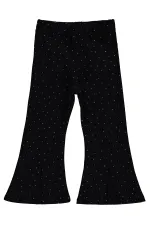 Girls' Leggings, Ages 2-5, Black - Pack