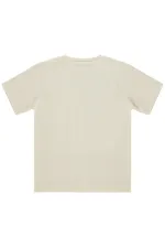 T-shirt garçon, 10-13 ans, ivoire - Lot