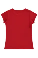 T-shirt rouge pour fille (10-13 ans) - Lot