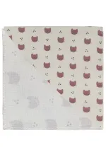 Ensemble couverture et lange pour bébé 0-24 mois, écru - Emballage