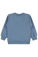 Sweat-shirt garçon Km 2-5 ans indigo - Emballage