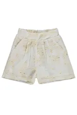 Bebek Şort 6-18 Ay Ekru - Paket
