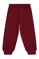 Boys' Sweatpants Km 2-5 Years Burgundy - Pack