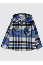 Erkek Çocuk Gömlek 2-5 Yaş Saks - Paket