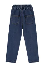 Kız Çocuk Pantolon 6-9 Yaş Mavi - Paket