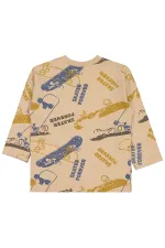 Bebek Sweatshirt 0-24 Ay Taş Rengi - Paket