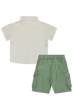 Bebek Takım 0-24 Ay Taş Rengi - Paket