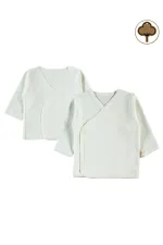 Baby Mini Bodysuits 0-24 Months, Ecru - Pack