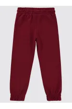 Erkek Çocuk Eşofman Altı 10-13 Yaş Bordo - Paket