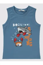 Boys Pajama Set 2-5 Years Indigo - Package