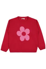 Pull fuchsia pour fille de 6 à 9 ans - Emballage
