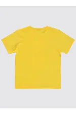 T-shirt jaune pour garçon de 2 à 5 ans - Emballage