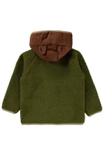 Gilet garçon kaki 2-5 ans - Emballage