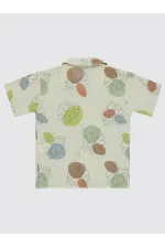 Boy's Shirt 6-9 Years Ecru - Package