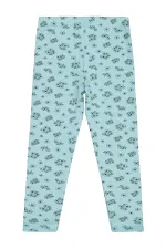 Collants pour filles Km 10-13 ans Vert amande - Paquet