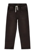 Boys' Trousers, Ages 10-13, Brown - Pack