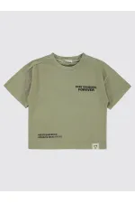 T-shirt garçon 2-5 ans couleur pierre - Lot