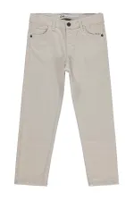 Pantalon garçon, 6-9 ans, couleur pierre foncée - Emballage