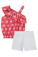 Kız Çocuk Takım 2-5 Yaş Nar - Paket