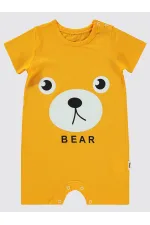 Grenouillères bébé 0-24 mois orange clair - Emballage