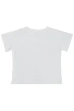 Kız Çocuk Tişört 2-5 Yaş Kırık Beyaz - Paket