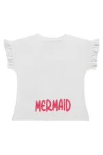 Kız Çocuk Tişört 2-5 Yaş Kırık Beyaz - Paket