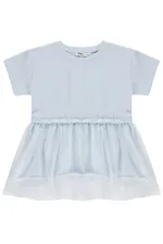 Kız Çocuk Jile ve Elbise 2-5 Yaş Açık Mavi - Paket