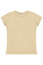 Kız Çocuk Tişört Km 6-9 Yaş Bej - Paket