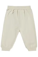 Baby Sweatpants 0-24 Months Light Beige - Pack