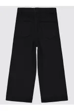 Kız Çocuk Pantolon 6-9 Yaş Siyah - Paket